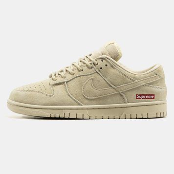 Кросівки Nike SB Dunk Low x Supreme Beige 23701 фото
