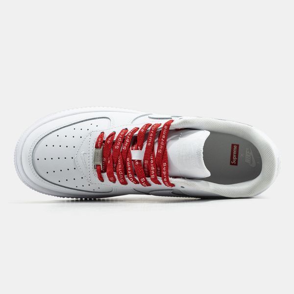 Кросівки Nike Air Force 1 White Supreme 04658 фото