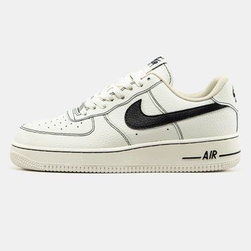 Кросівки Nike Air Force 1 Cream Black 22242-41 фото