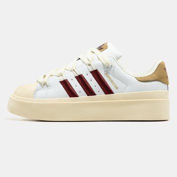 Кросівки Adidas Superstar Platform Bonega White Red Cream 13184-39 фото
