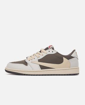 Кросівки Air Jordan 1 Low x Travis Scott Reverse Mocha 09257 фото
