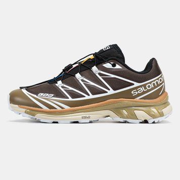 Кросівки Salomon XT-6 Kangaroo Brown Beige 11969 фото