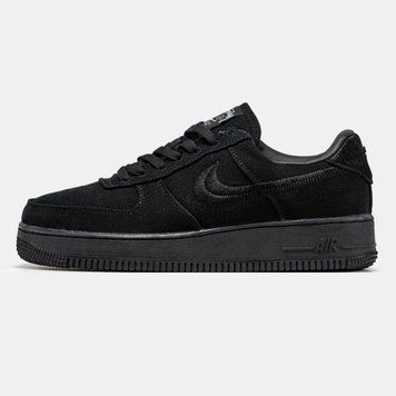 Кросівки Nike Air Force 1 Low Black x Stussy 05914 фото