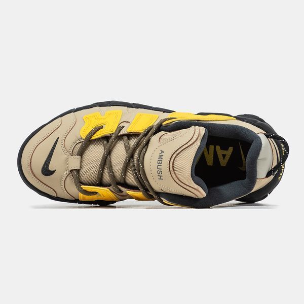 Кросівки Nike Air More Uptempo Low Ambush BeigeYellow Black 13762-40 фото