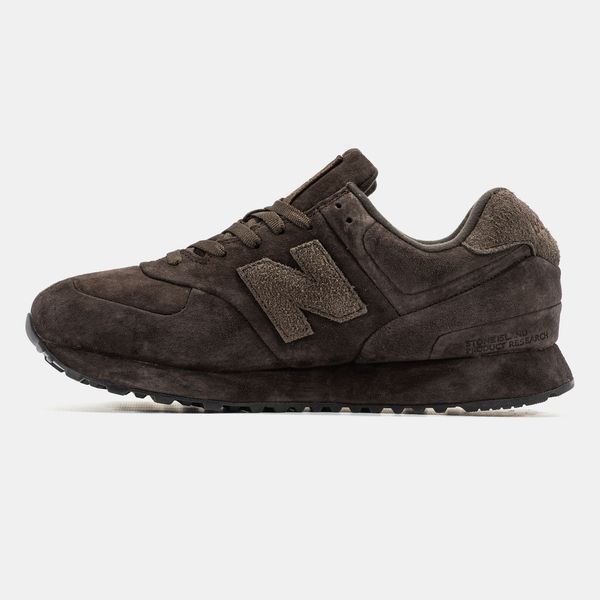 Кросівки New Balance 574 x Stone Island Ghost Pack Dark Brown 24482-40 фото