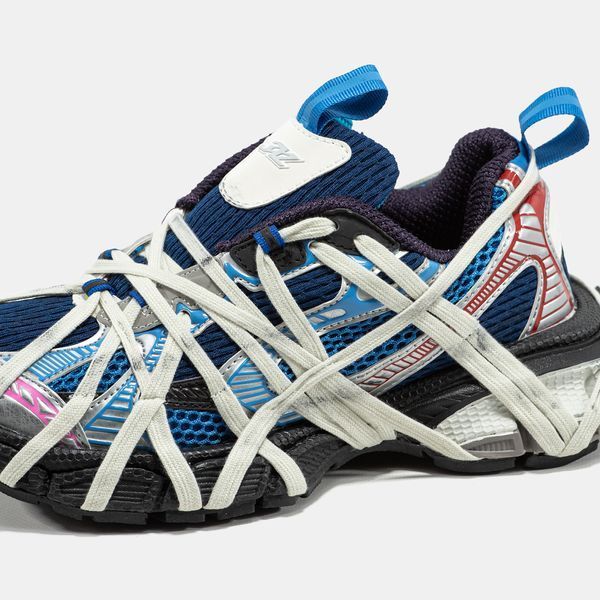 Кросівки Balenciaga 3XL Extreme Lace Black Blue Red 18835-38 фото