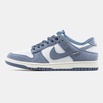 Кросівки Nike Dunk Low Mini Swoosh Sail World Indigo 25083 фото