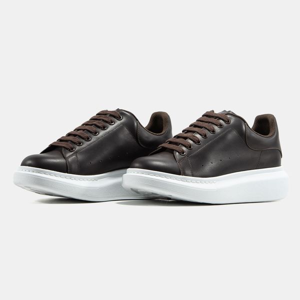 Кросівки Alexander McQueen Brown White 24228 фото
