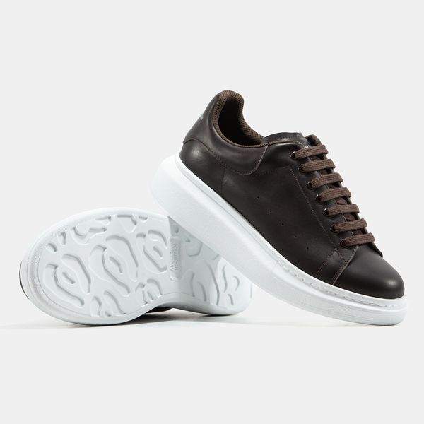 Кросівки Alexander McQueen Brown White 24228 фото
