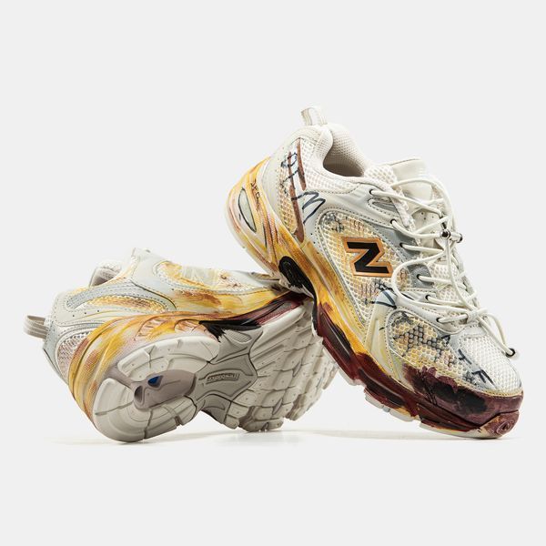 Кросівки New Balance 530 Custom Beige Red 22147 фото
