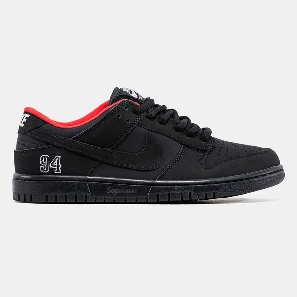 Кросівки Nike SB Dunk Low x Supreme Black 21617-37 фото