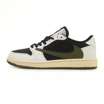 Кросівки Air Jordan 1 Low x Travis Scott OG Olive 11852 фото