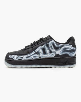 Кросівки Nike Air Force 1 Skeleton Black 00806 фото