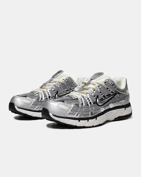 Кросівки Nike P-6000 White Silver Black 17041 фото