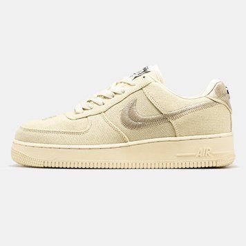 Кросівки Nike Air Force 1 Low Beige x Stussy 05613 фото