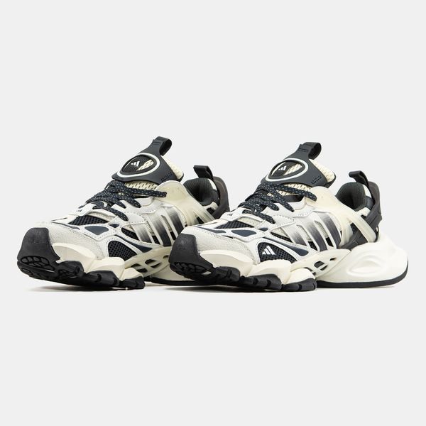 Кросівки Adidas Vento XLG Deluxe White Grey Black 21428 фото