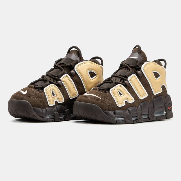 Кросівки Nike Air More Uptempo Brown Beige 17983-42 фото
