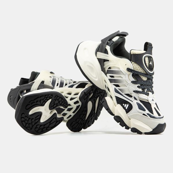 Кросівки Adidas Vento XLG Deluxe White Grey Black 21428 фото