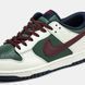 Кросівки Nike SB Dunk Low White Green Bordo 17518 фото 8