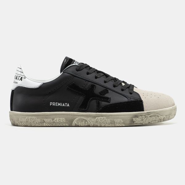 Кросівки Premiata Steven Black Beige 23533 фото