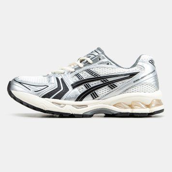 Кросівки Asics Gel-Kayano 14 White Silver Black 12185 фото