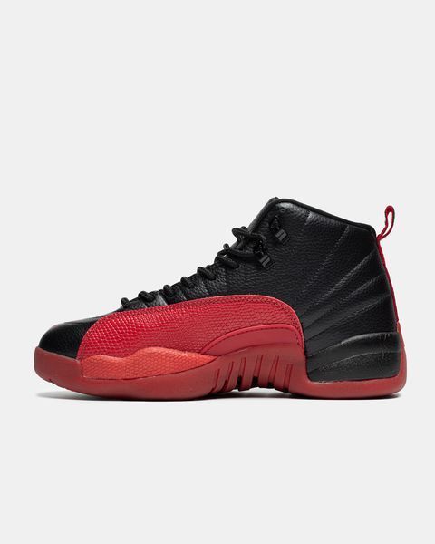 Кросівки Air Jordan 12 Retro 'Flu Game 2025' Black Red 01758 фото