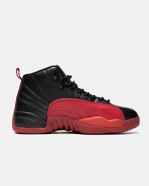 Кросівки Air Jordan 12 Retro 'Flu Game 2025' Black Red 01758 фото