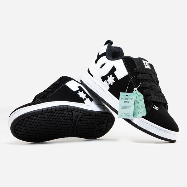 Кросівки DC Shoes Court Graffik Black White 16056-37 фото