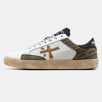 Кросівки Premiata Steven White Brown 23214-44 фото