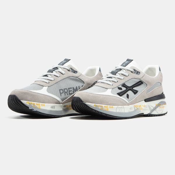 Кросівки Premiata Moerun Grey Black 23647-45 фото
