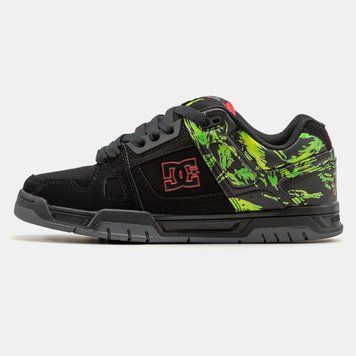 Кросівки DC Stag Slayer Black Green Red 17776-42 фото