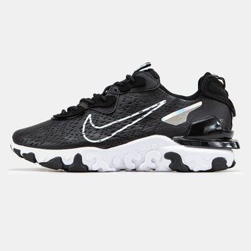 Кросівки Nike React Vision Black White 14895 фото