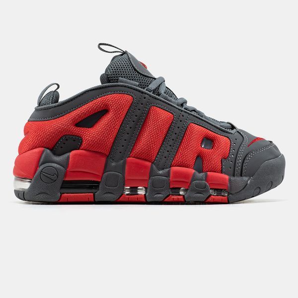 Кросівки Nike Air More Uptempo Low Dark Grey Light Crimson 22448 фото