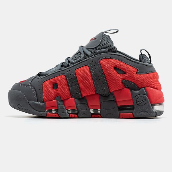 Кросівки Nike Air More Uptempo Low Dark Grey Light Crimson 22448 фото