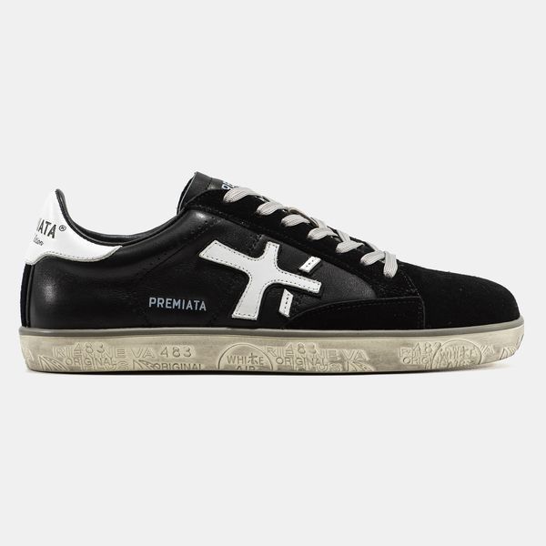 Кросівки Premiata Steven Black White 23532 фото