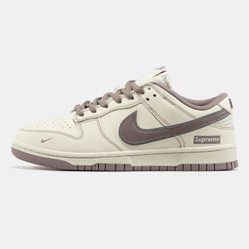 Кросівки Nike SB Dunk Low x Supreme Beige 24168-43 фото