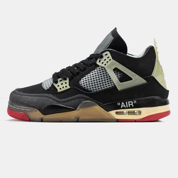 Кросівки Air Jordan 4 Retro x "OFF-White" 07125 фото