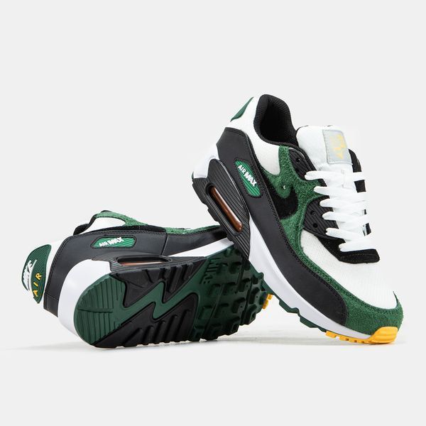 Кросівки Nike Air Max 90 Green Black White 17726 фото