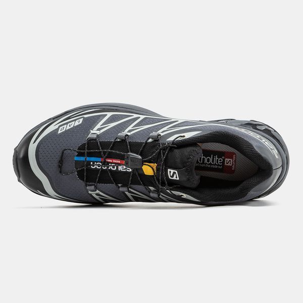 Кросівки Salomon XT- 6 Soft Ground LAB Grey Black White 20034 фото
