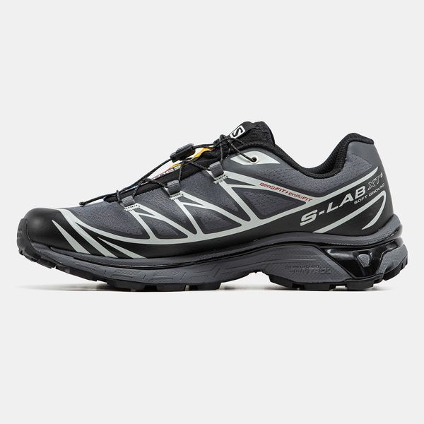 Кросівки Salomon XT- 6 Soft Ground LAB Grey Black White 20034 фото