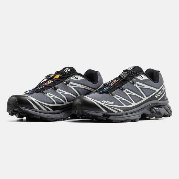 Кросівки Salomon XT- 6 Soft Ground LAB Grey Black White 20034 фото