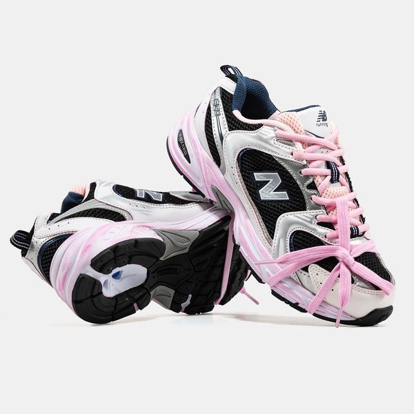 Кросівки New Balance 530 Custom Silver Blue Pink 22511 фото