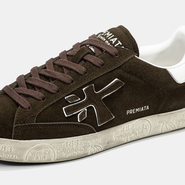 Кросівки Premiata Steven Brown White 23531 фото