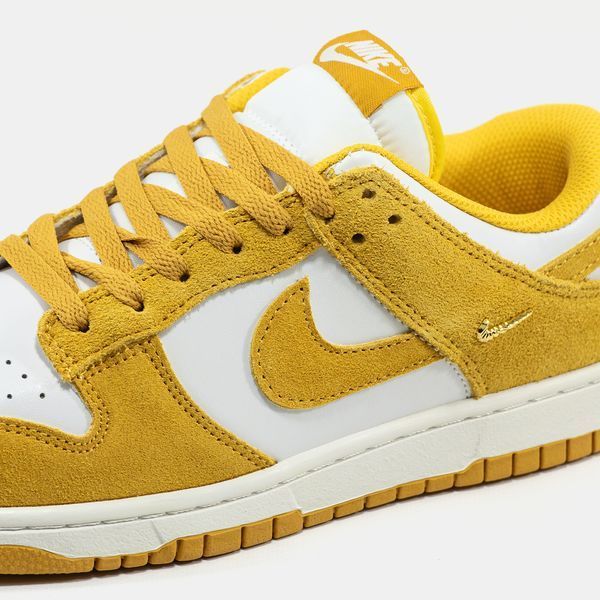 Кросівки NIke SB Dunk Low Metallic Yellow White 25102-37 фото