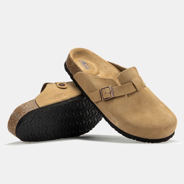 Шльопанці Birkenstock Boston Beige 19951-41 фото
