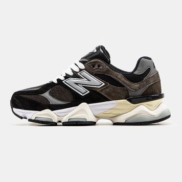 Кросівки New Balance 9060 Black White Brown 10842 фото