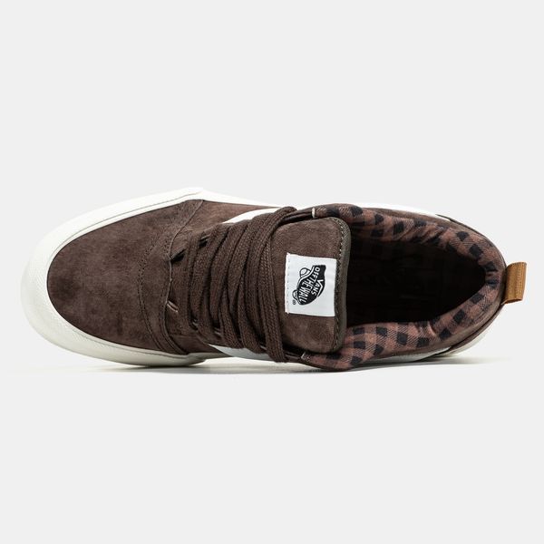 Кеди Vans KNU Skool Brown White 20343 фото