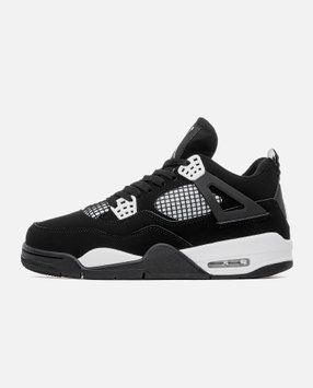 Кросівки Air Jordan 4 Retro White Thunder Black 18210 фото