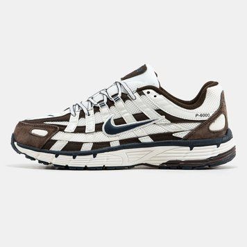 Кросівки Nike P-6000 White Brown 21439 фото