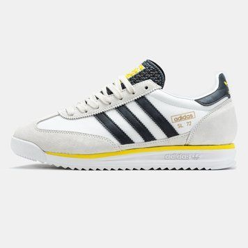 Кросівки Adidas SL 72 White Black Yellow 20006 фото